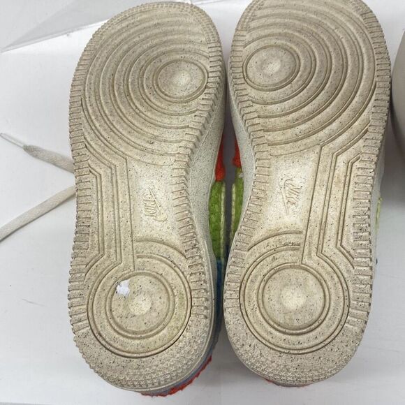 Nike Air Force Kid's 1 Low LV8 Next Nature GS Hemp Sneaker Colorful‎  Size 5 Y - Picture 9 of 11